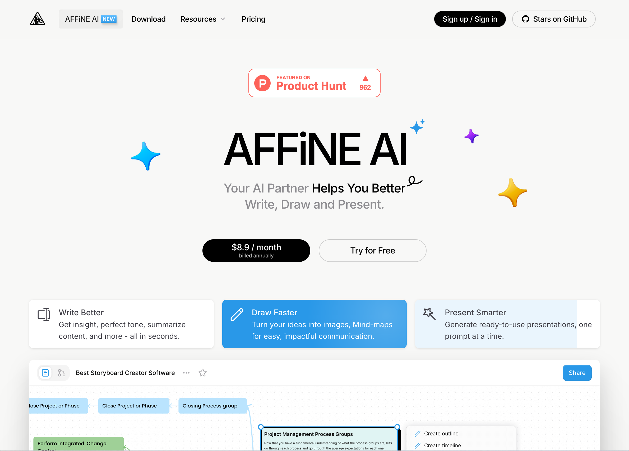 AFFiNE screenshot