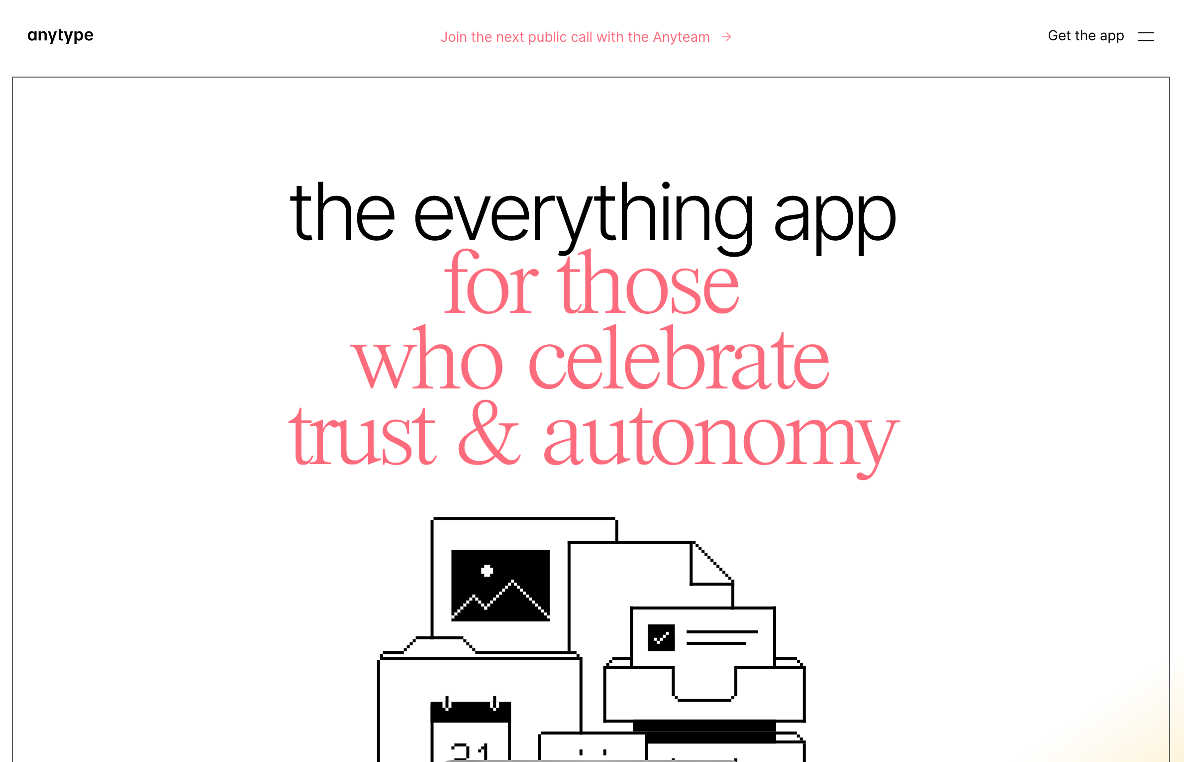 Anytype screenshot