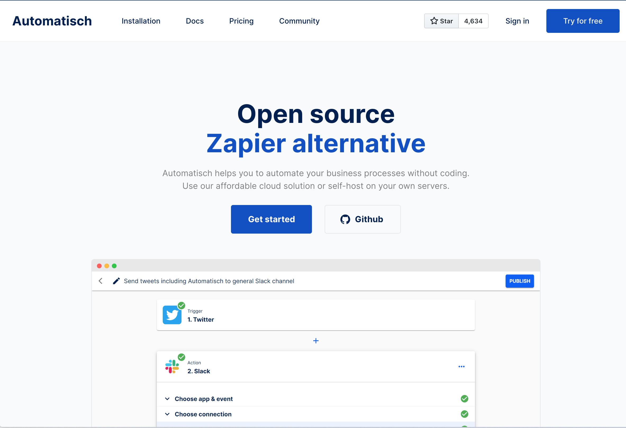 Automatisch - Automatisch is an open-source workflow automation tool and Zapier alternative. It allows you to create and run workflows in your browser.