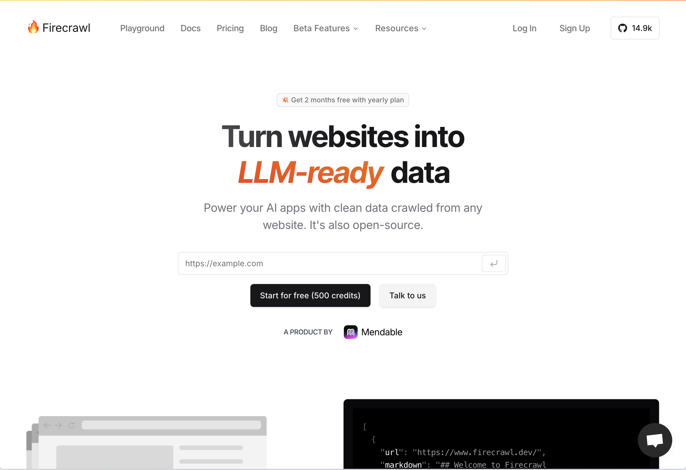 FireCrawl - Firecrawl is an open-source tool that turns your website into LLM-ready data.