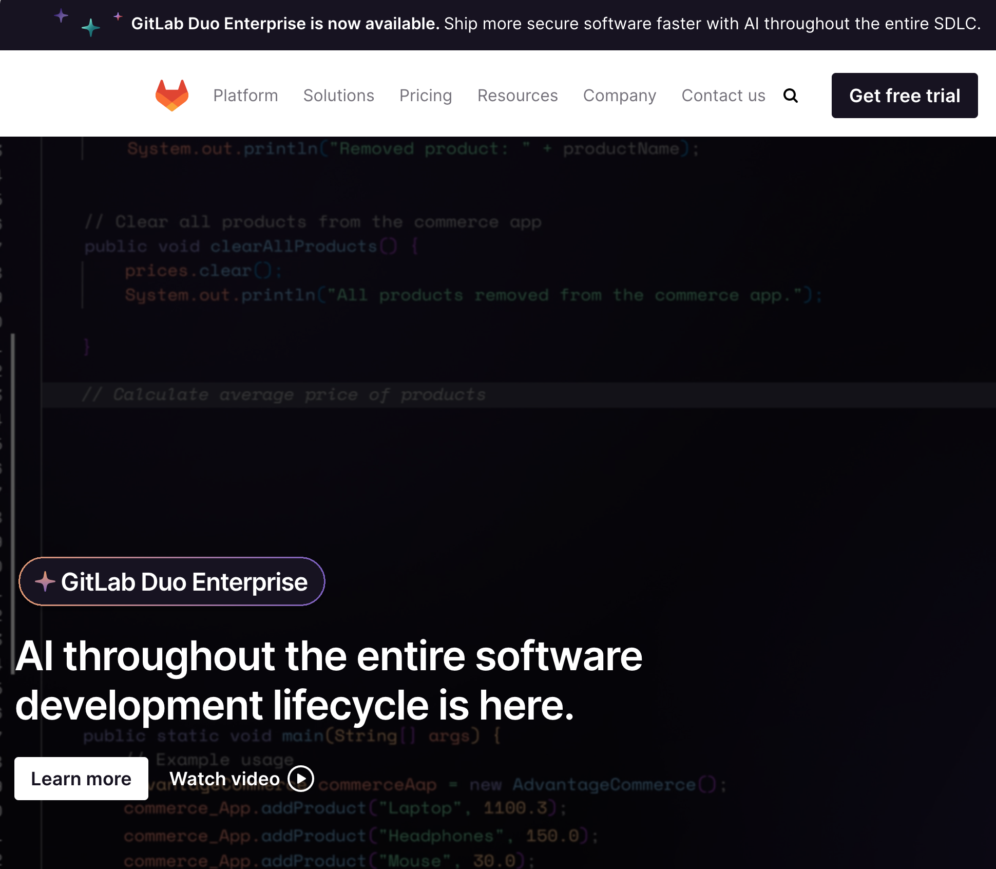 GitLab screenshot