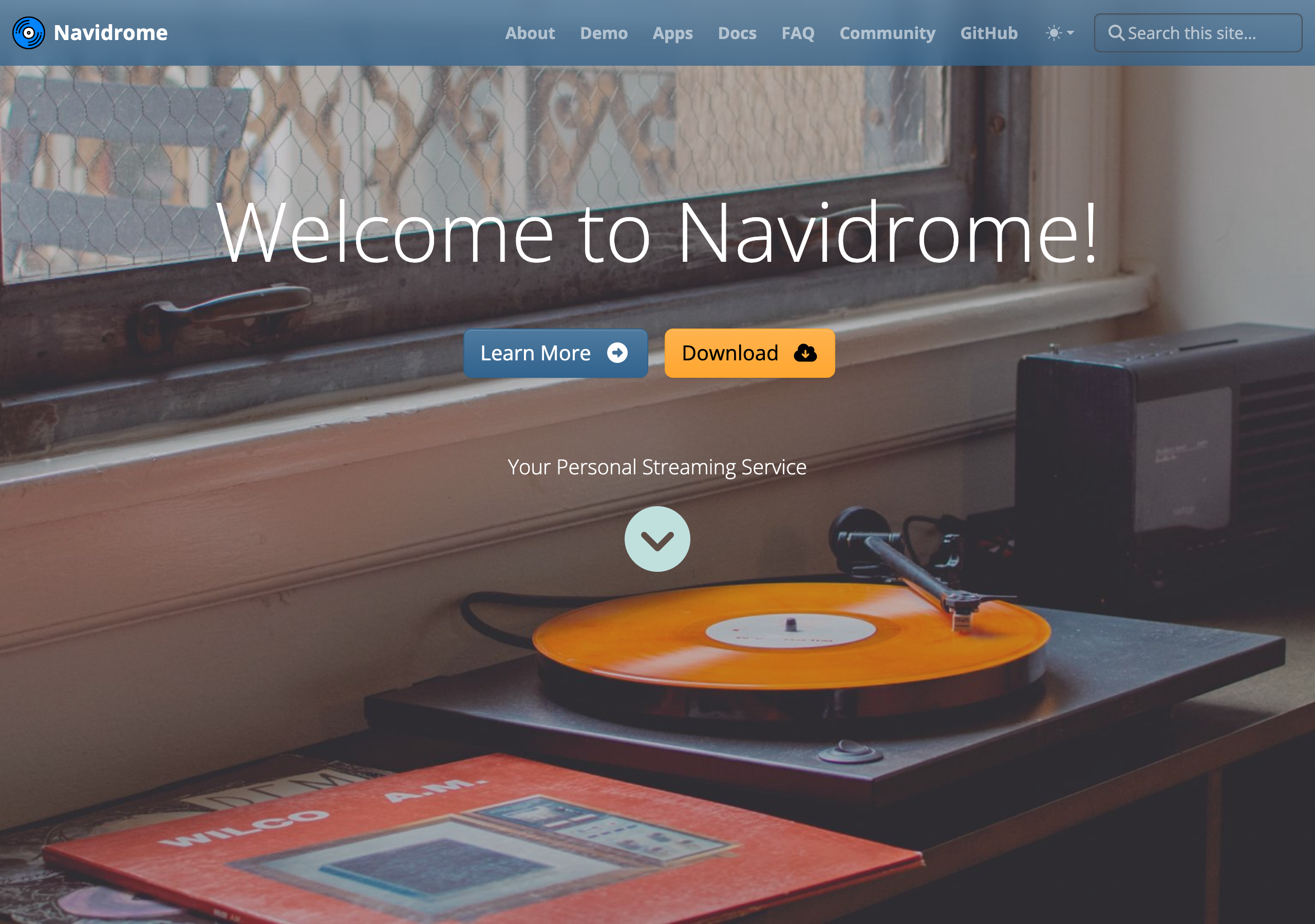 Navidrome website
