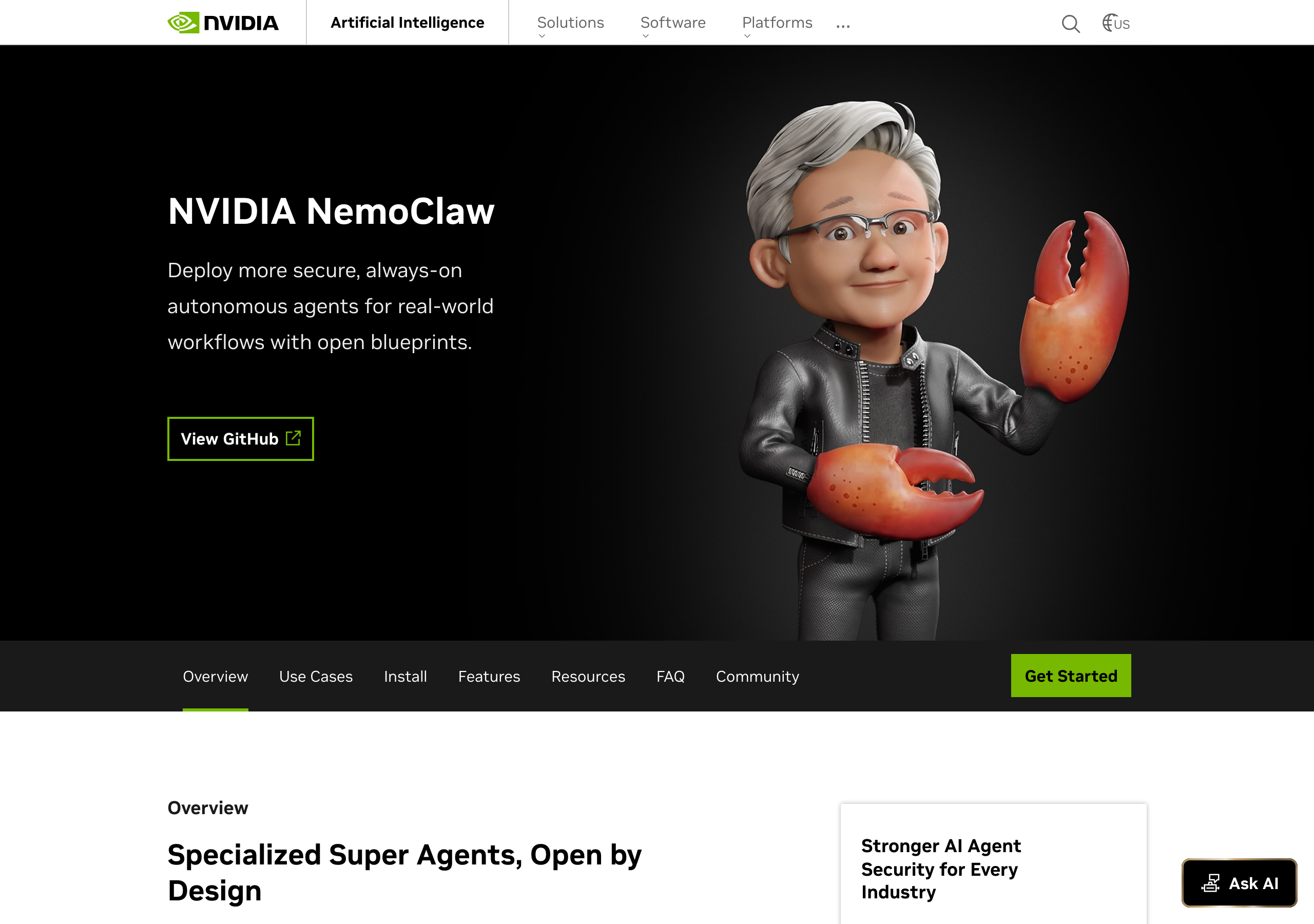 NemoClaw website
