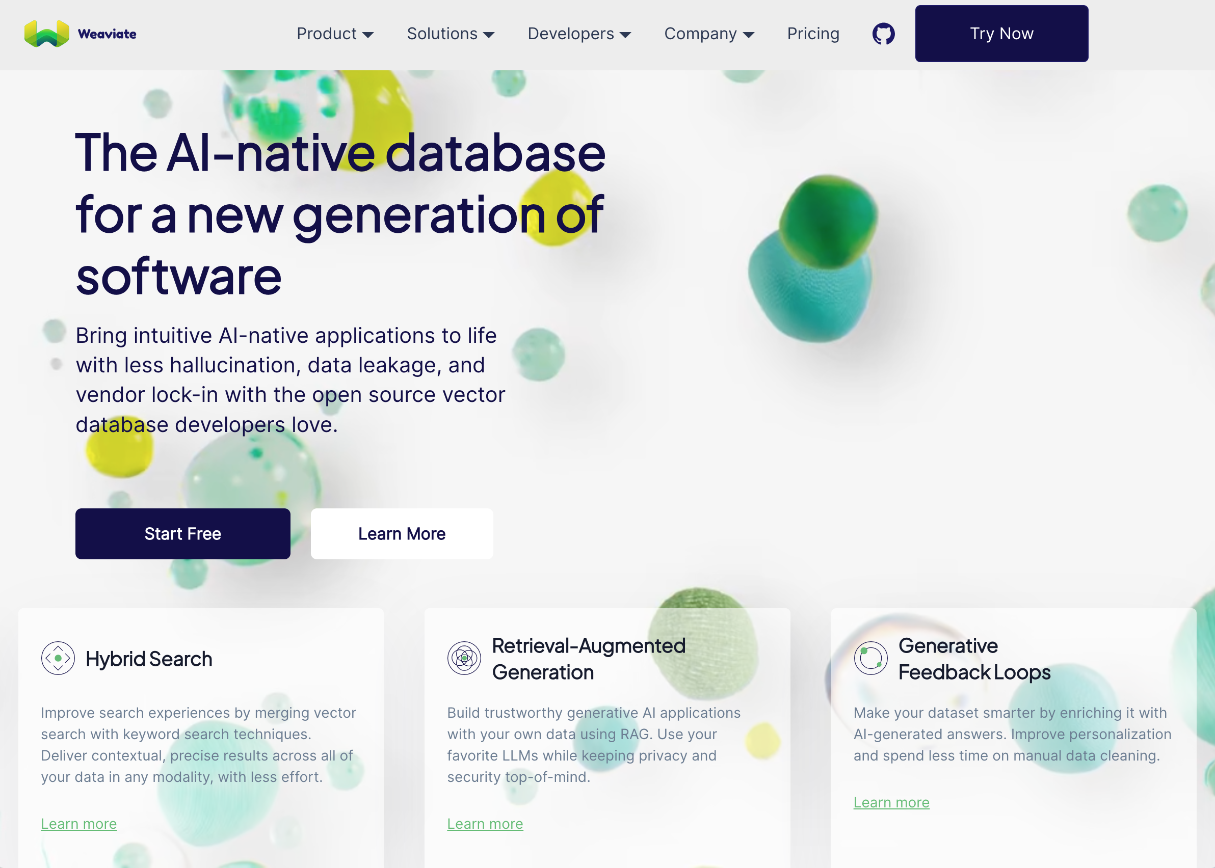 Weaviate - Weaviate is an open-source AI-native vector database that allows you to store data objects and vector embeddings from any ML-models.