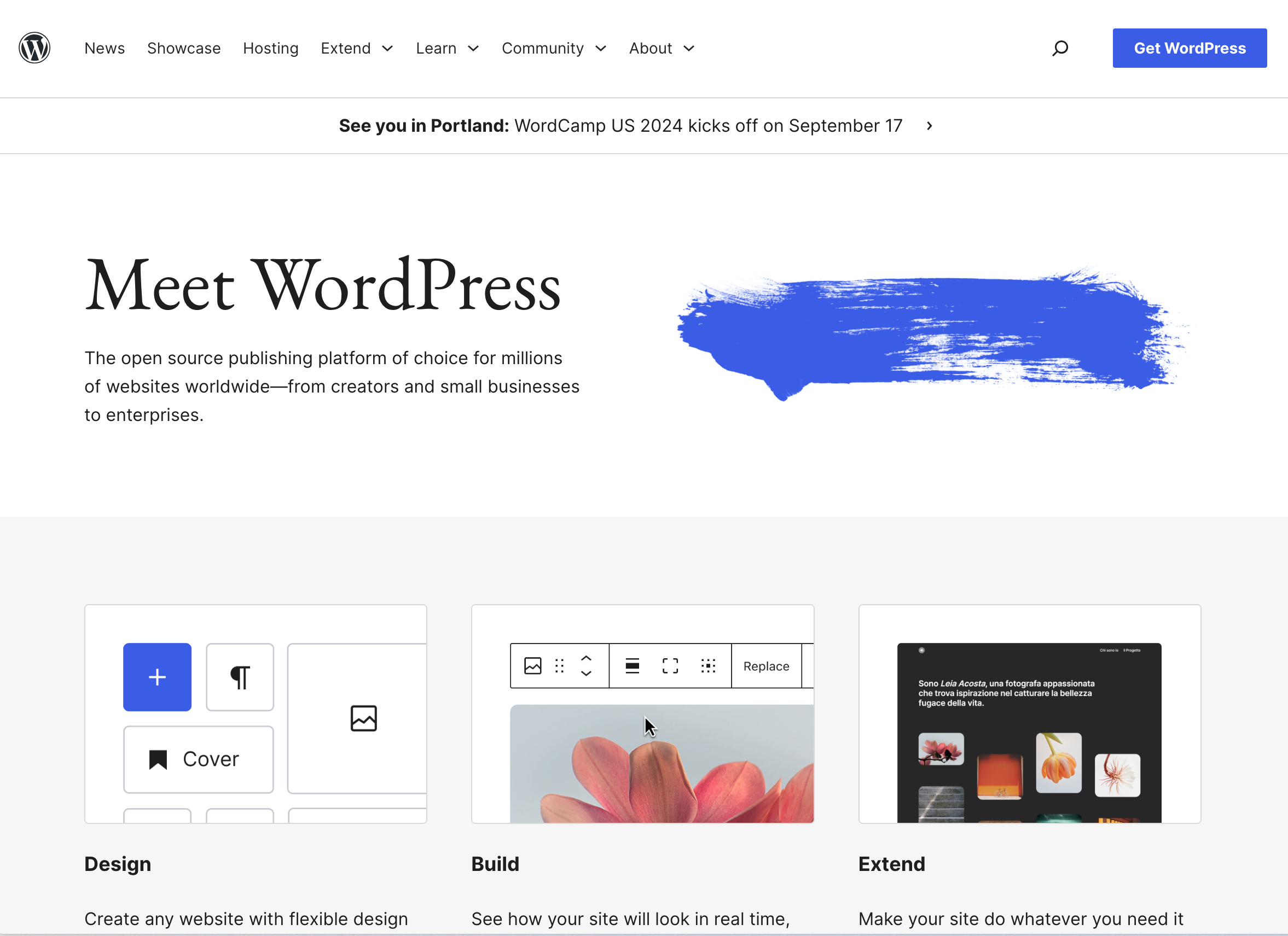 WordPress screenshot